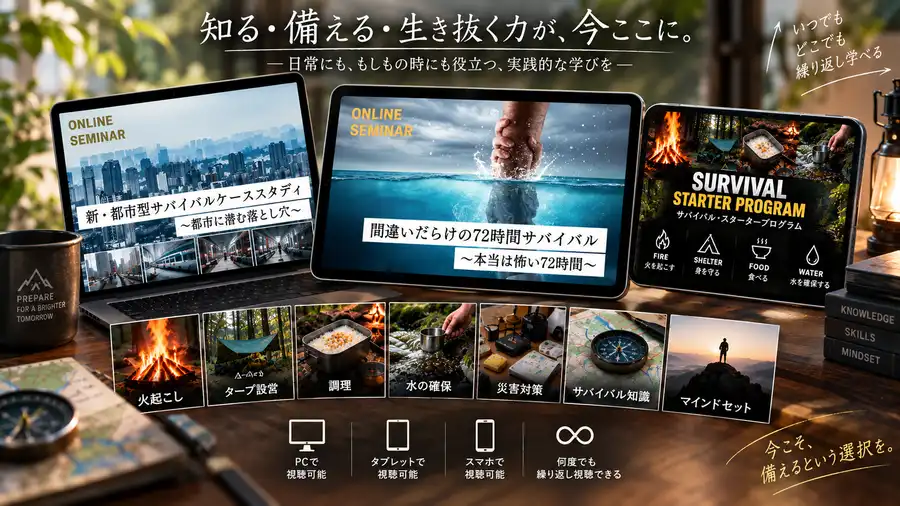 知る・備える・生き抜く力が、今ここに。